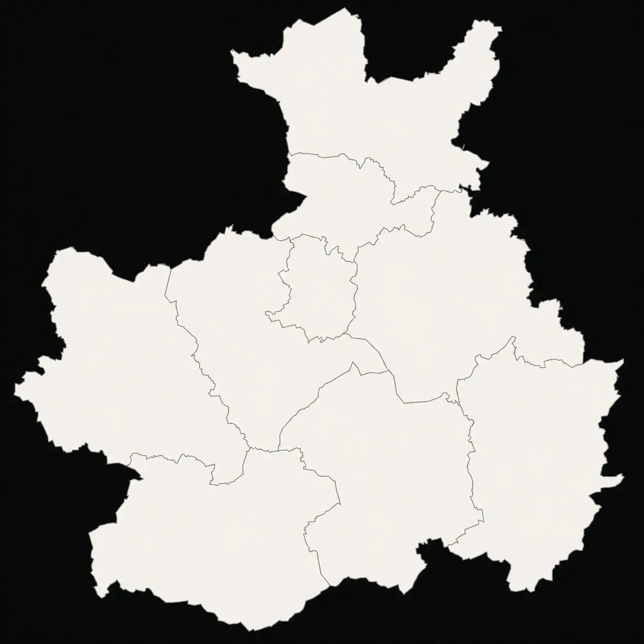 Schematische Gebietskarte von Ostwestfalen-Lippe